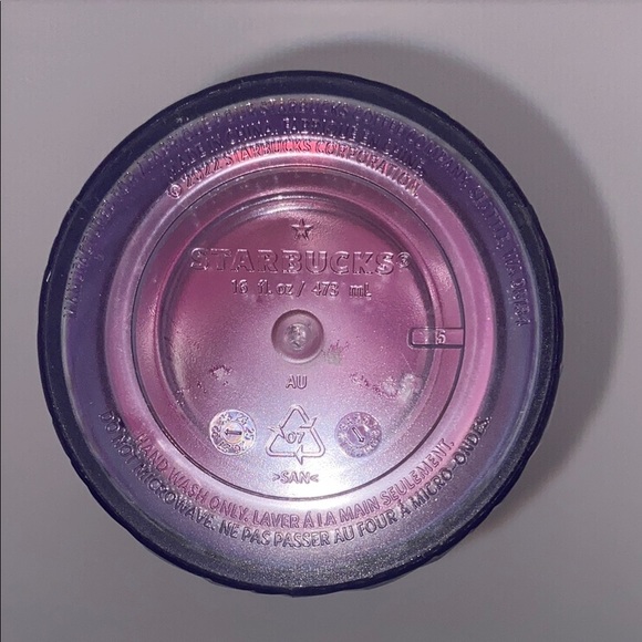 Starbucks Multicolor Tumbler with Pink Top - Picture 4 of 12